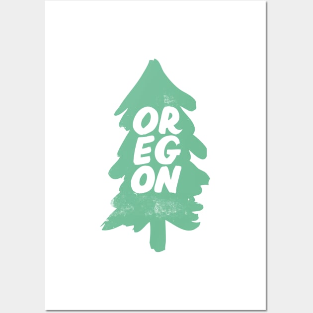 Oregon Tree Wall Art by Vanphirst